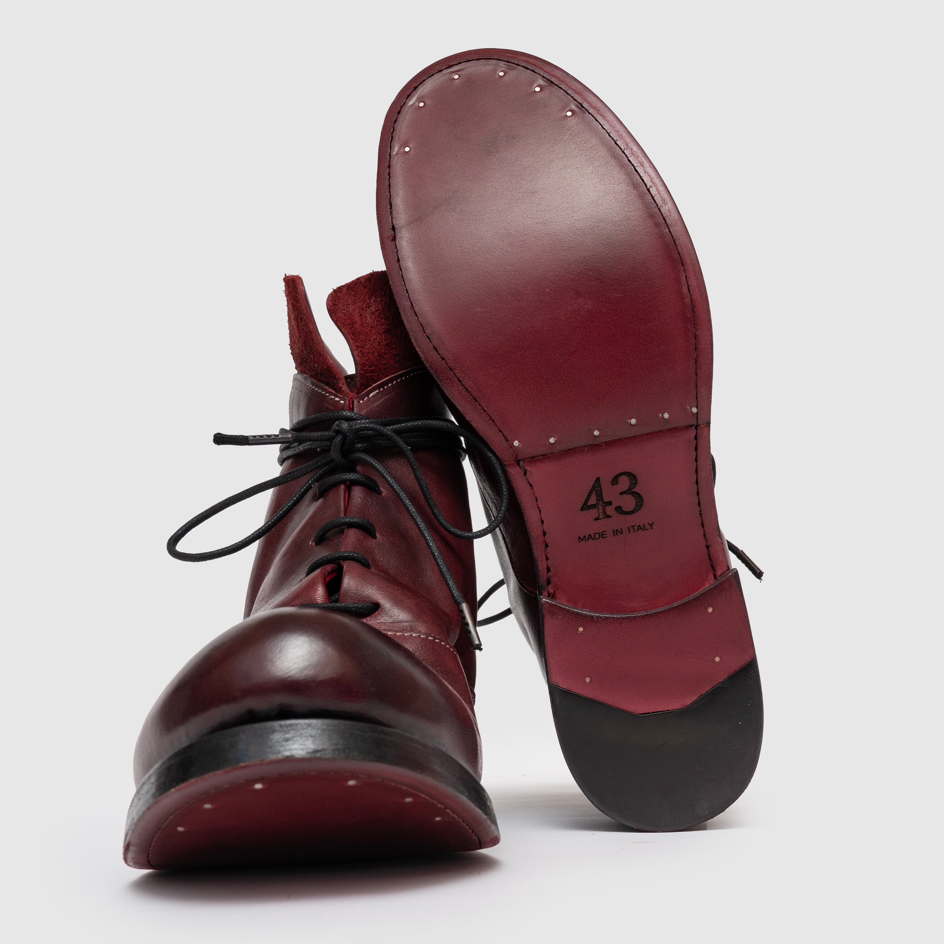 BCLV 04 M Burgundy Leather Boot