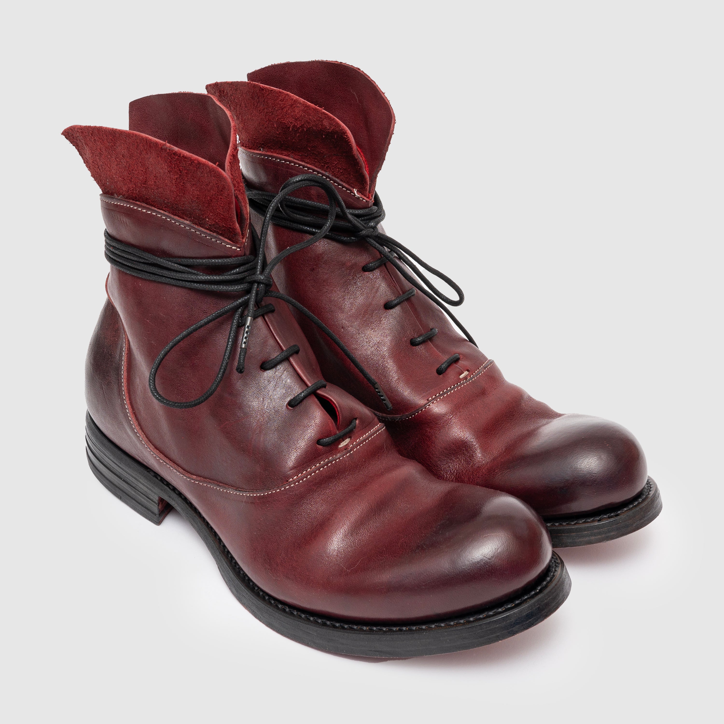 BCLV 04 M Burgundy Leather Boot