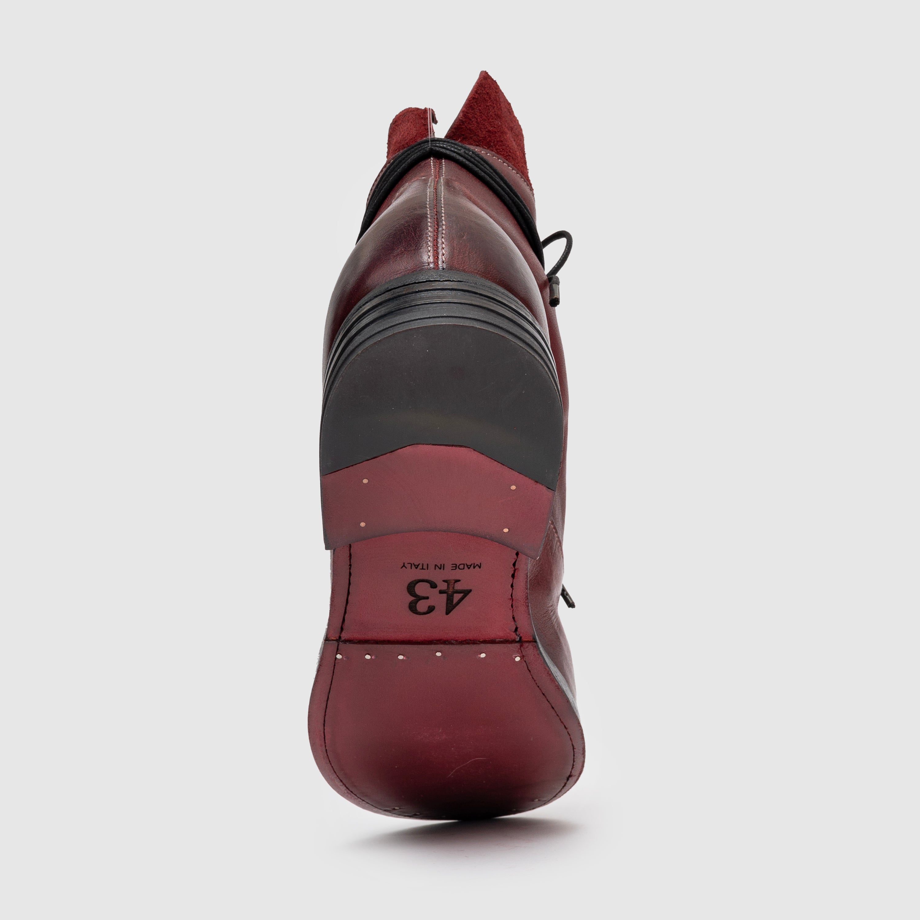 BCLV 04 M Burgundy Leather Boot