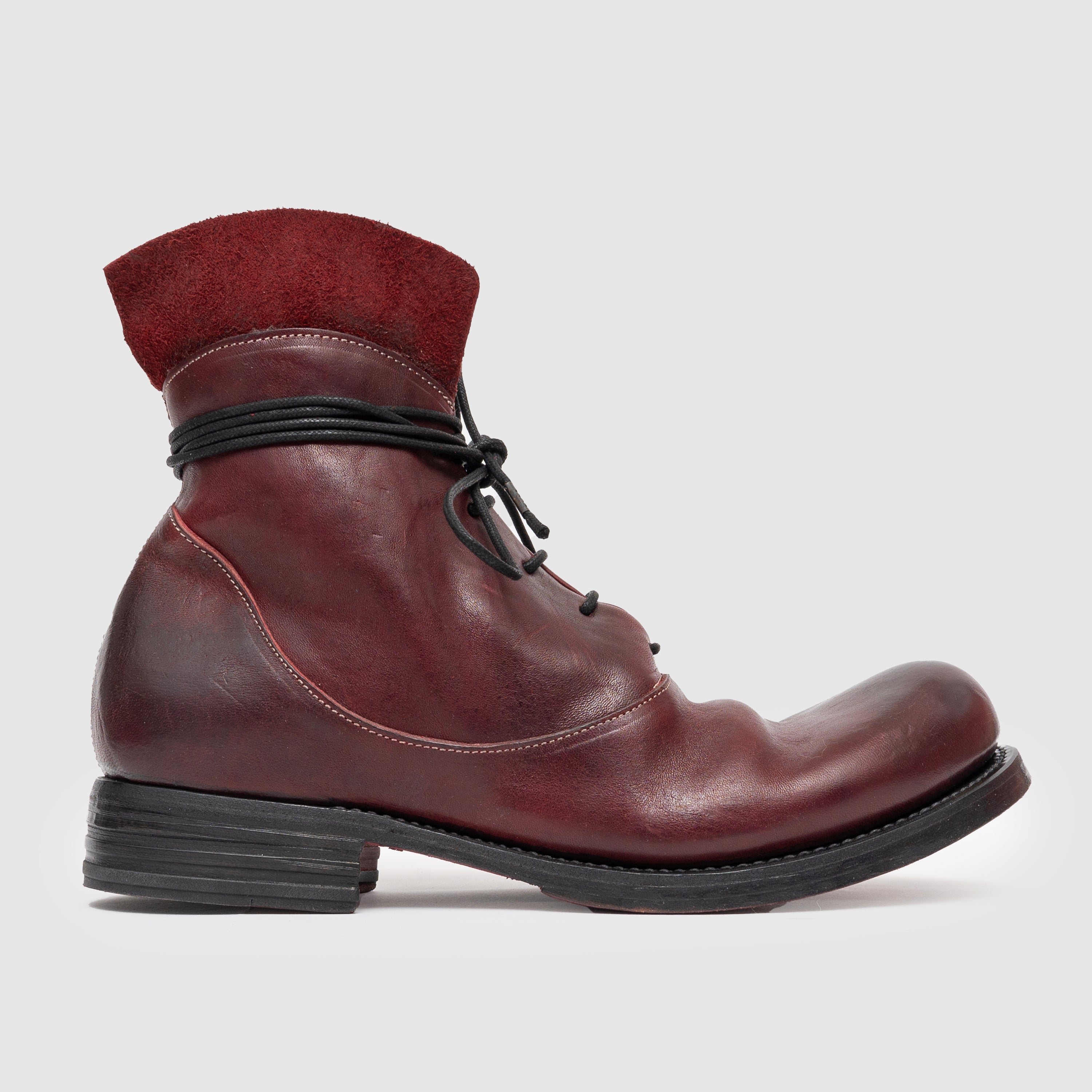 BCLV 04 M Burgundy Leather Boot