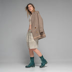 BDLZ 08 W Turquoise Leather Boot