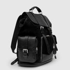 BPB 01 S/B M Black Leather Backpack