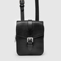 MBB 03 M Black Leather Crossbody Bag