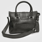 WBG 02 W Grey Leather Bag