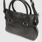 WBG 02 W Grey Leather Bag