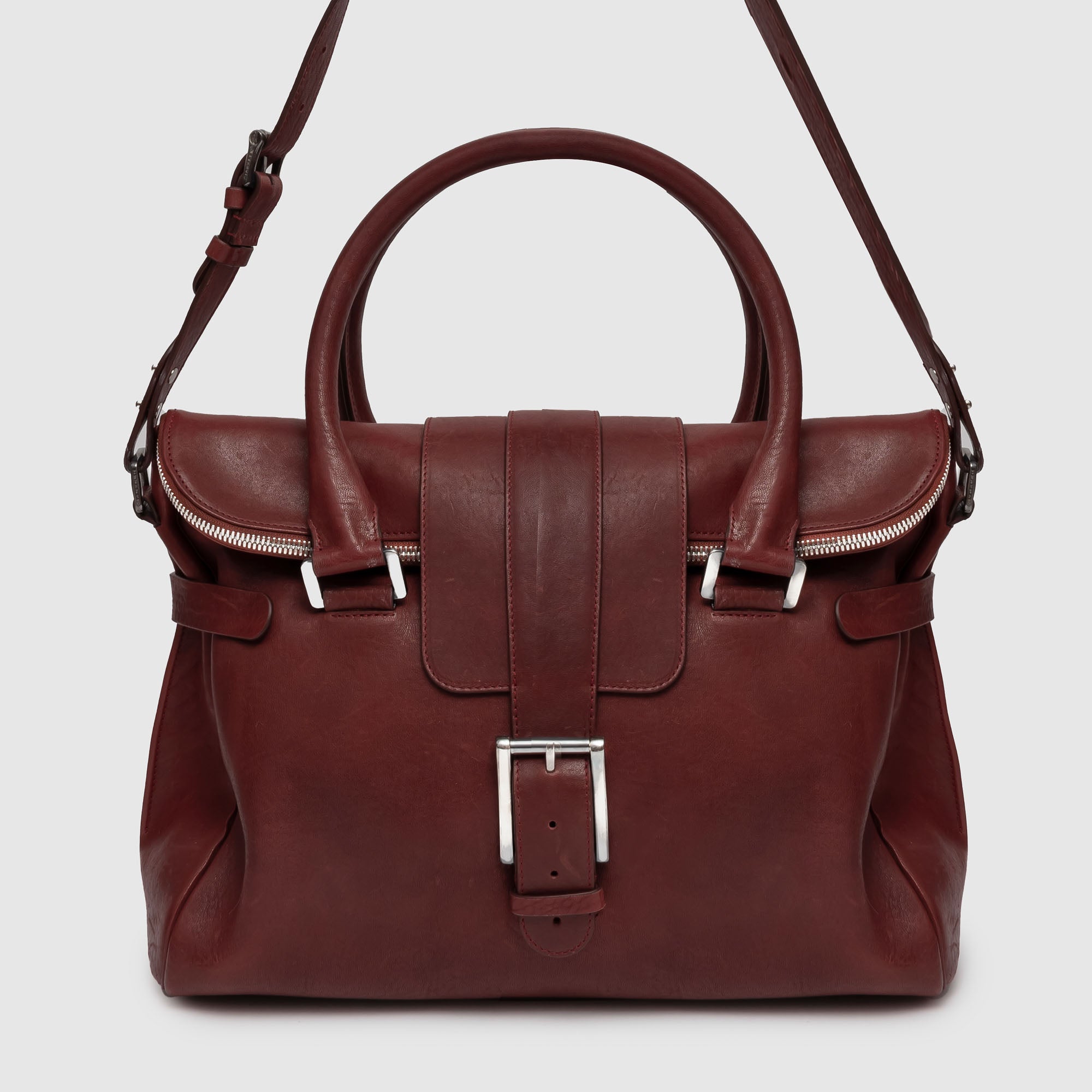 WBR 02 W Red Leather Bag