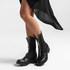 BCXZ 05 W Black Leather Boot