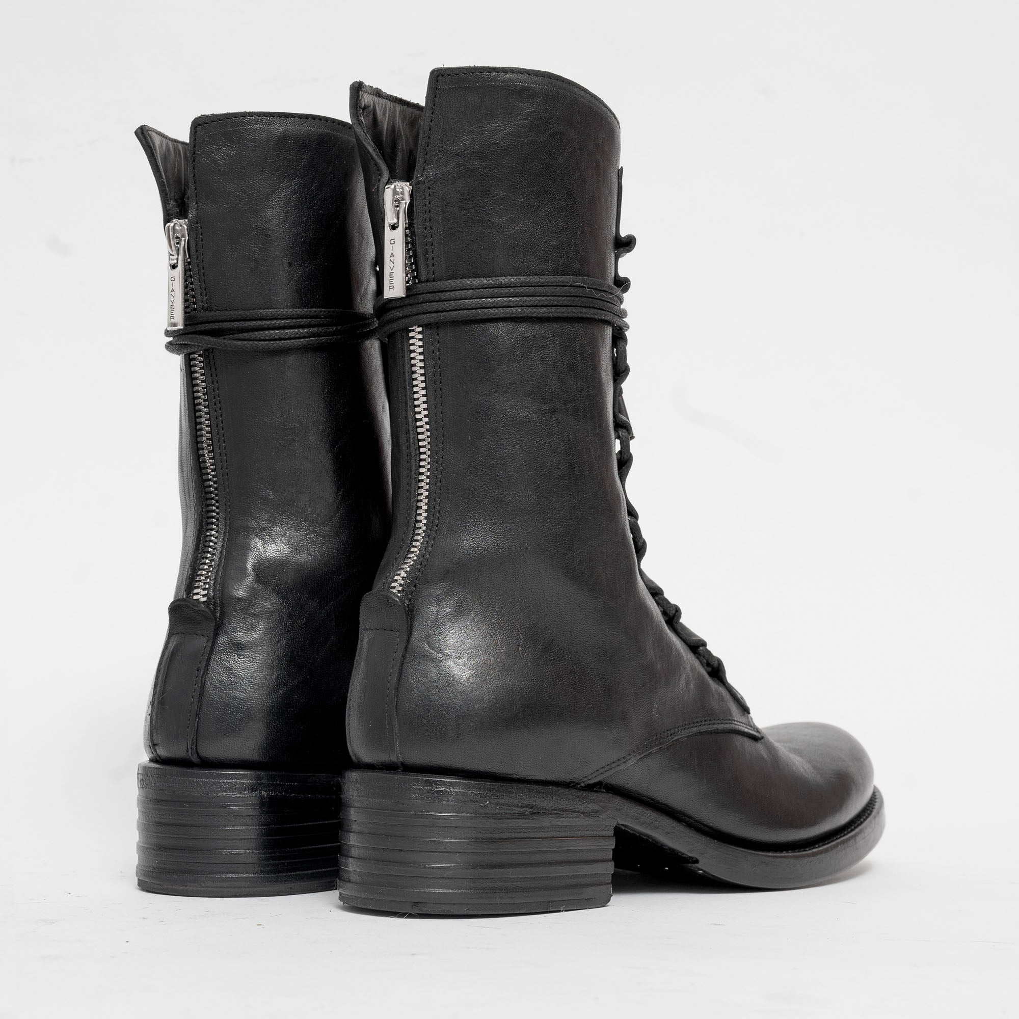 BDLZ 08 W Black Leather Boot