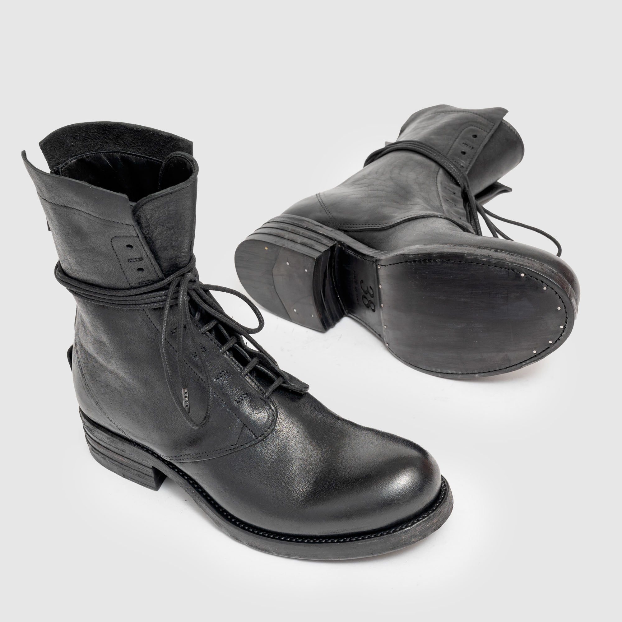 BHLZ 09 W Black Leather Boot
