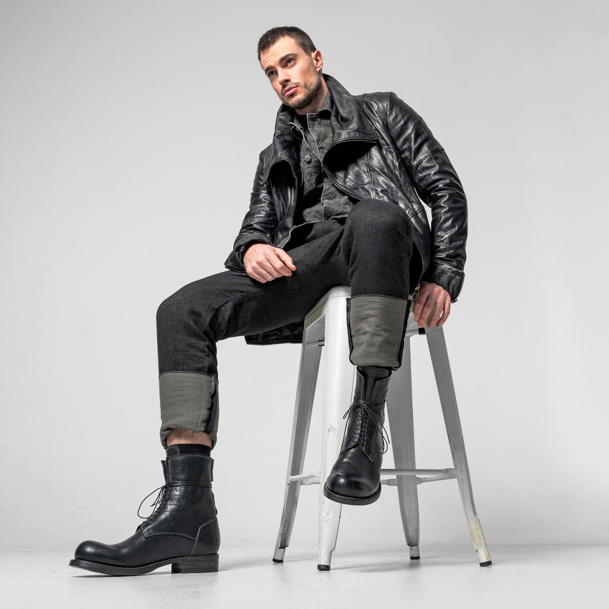 BSPZ 10 M Black Leather Boot