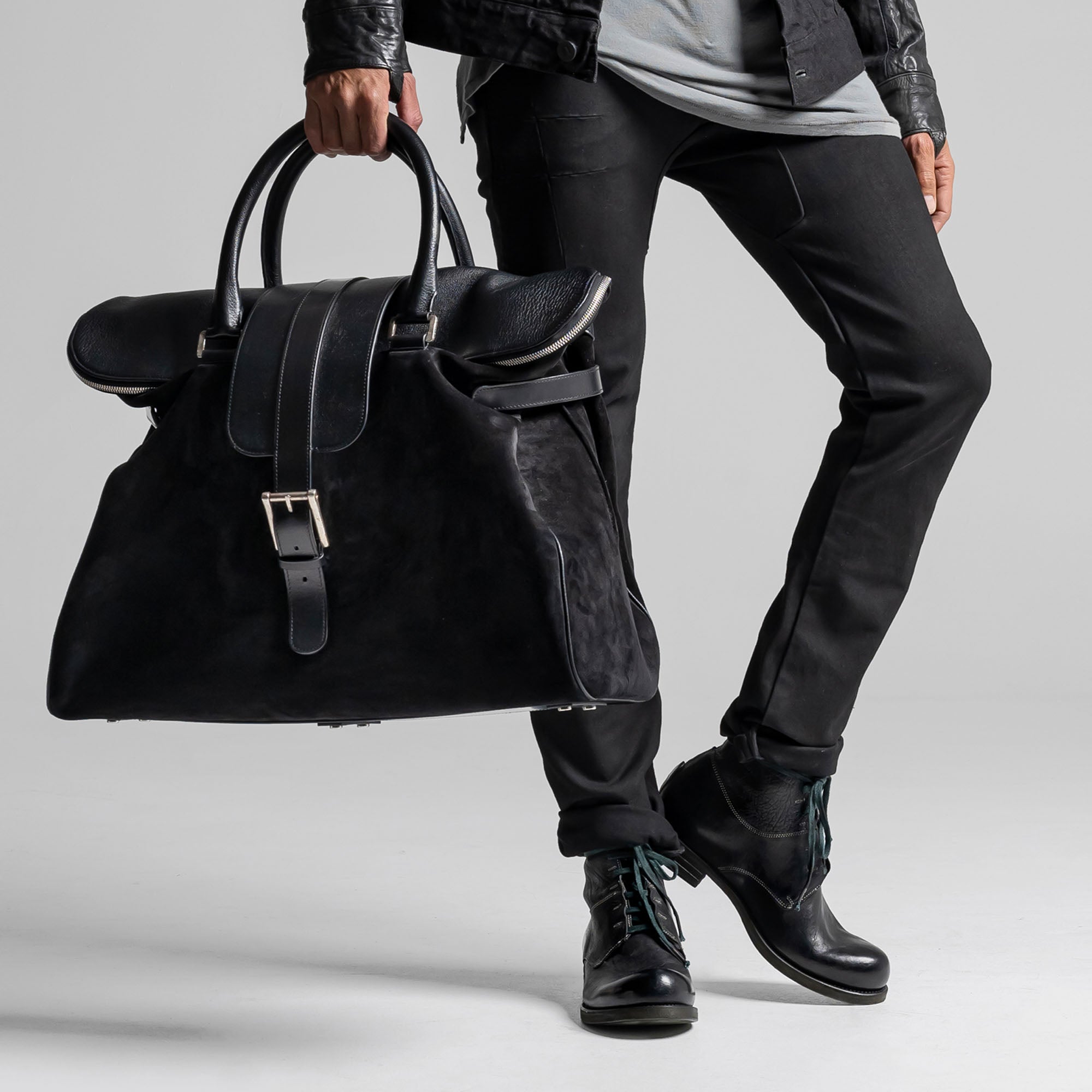 BCLZ 03 M WS Black Leather Boot