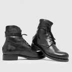 BCLZ 03 W Black Leather Boot