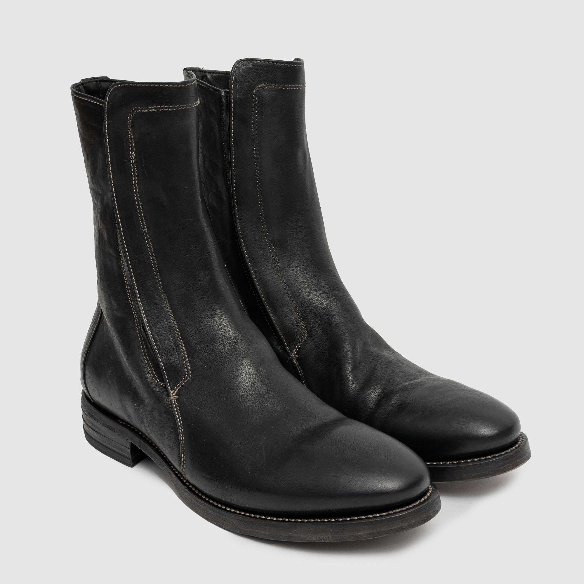 BFDZ 07 M Black Leather Boot