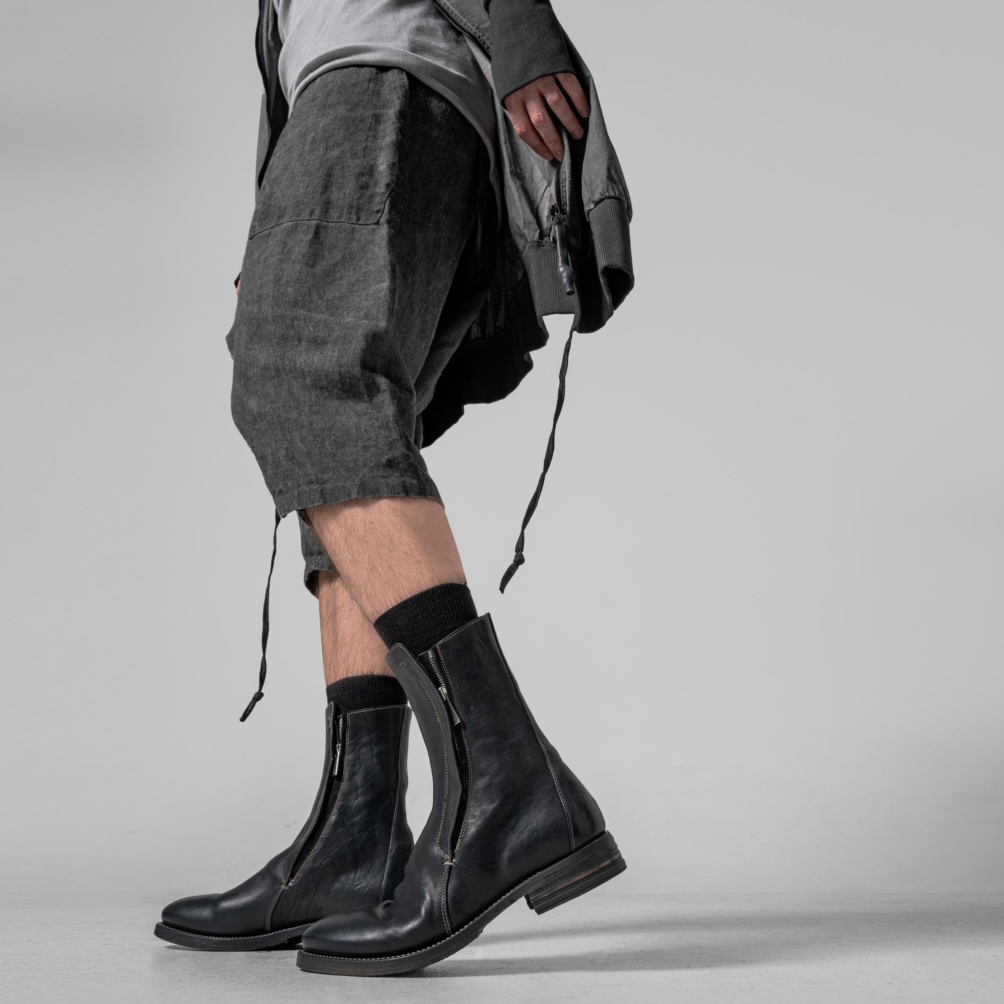 BFDZ 07 M Black Leather Boot