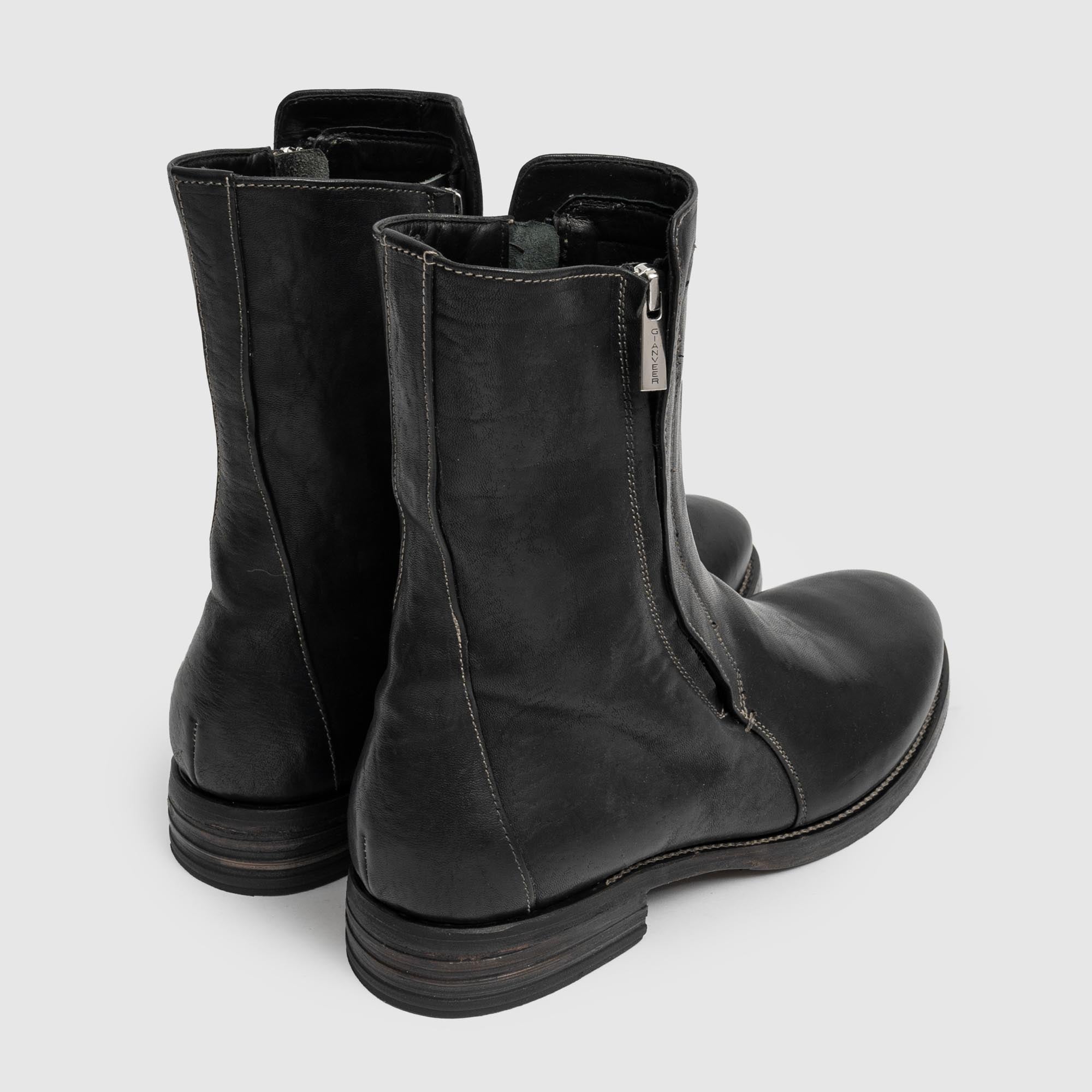 BFDZ 07 M Black Leather Boot