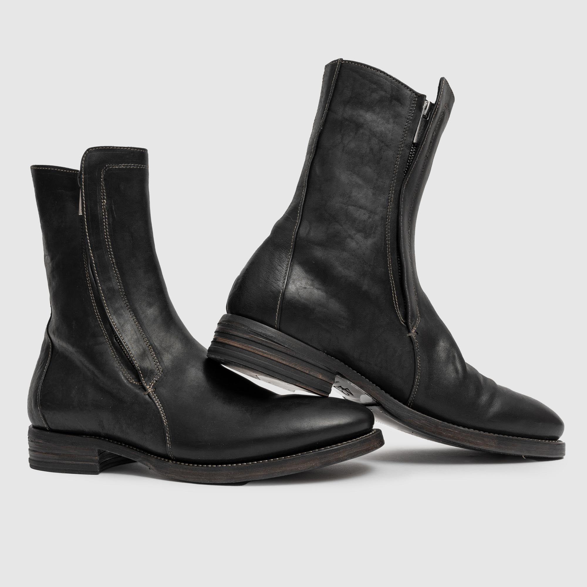 BFDZ 07 M Black Leather Boot