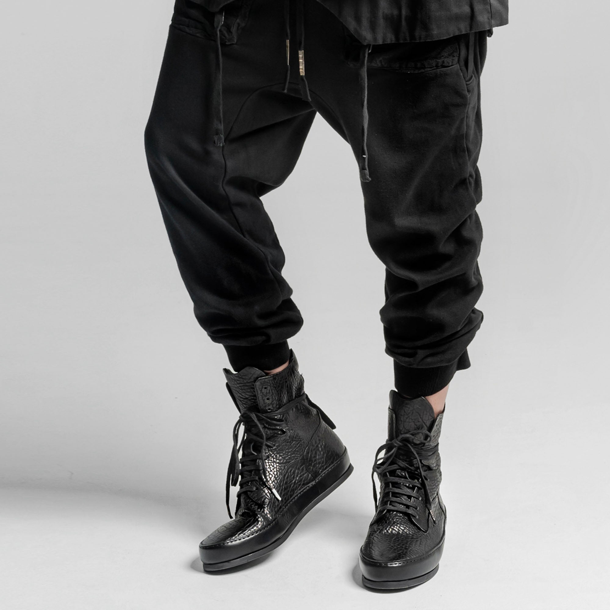 SHH 04 F/G M Black Leather Sneaker