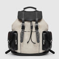 BPW 01 S/B M White Leather Backpack
