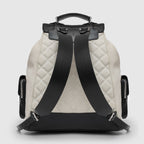 BPW 01 S/B M White Leather Backpack