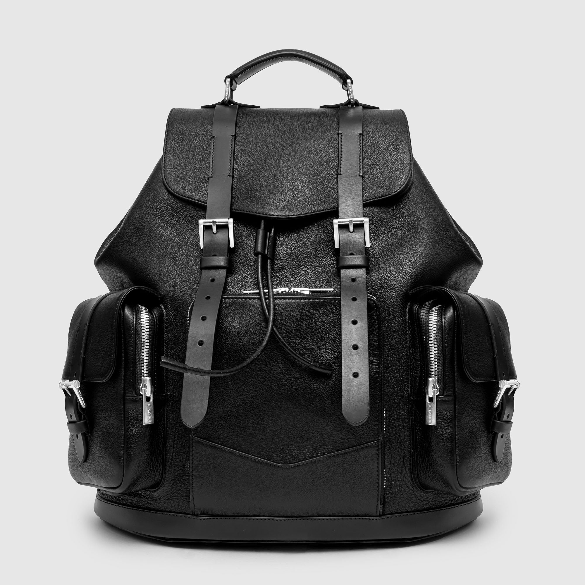 BPB 01 M Black Leather Backpack