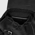 BPB 01 M Black Leather Backpack