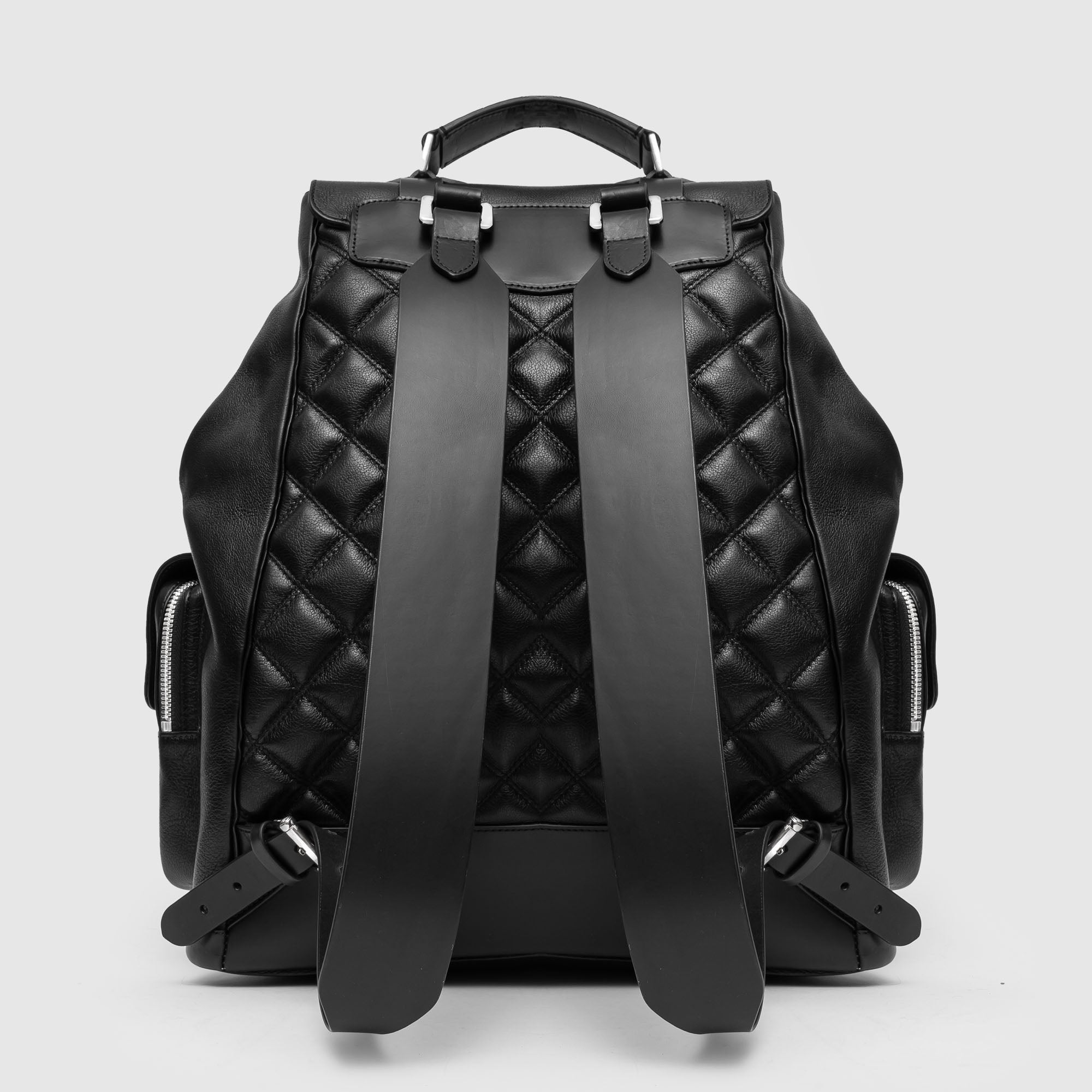 BPB 01 M Black Leather Backpack