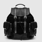 BPB 01 S/B M Black Leather Backpack