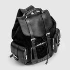 BPB 01 S/B M Black Leather Backpack