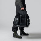BPB 01 S/B M Black Leather Backpack