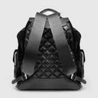 BPB 01 S/B M Black Leather Backpack