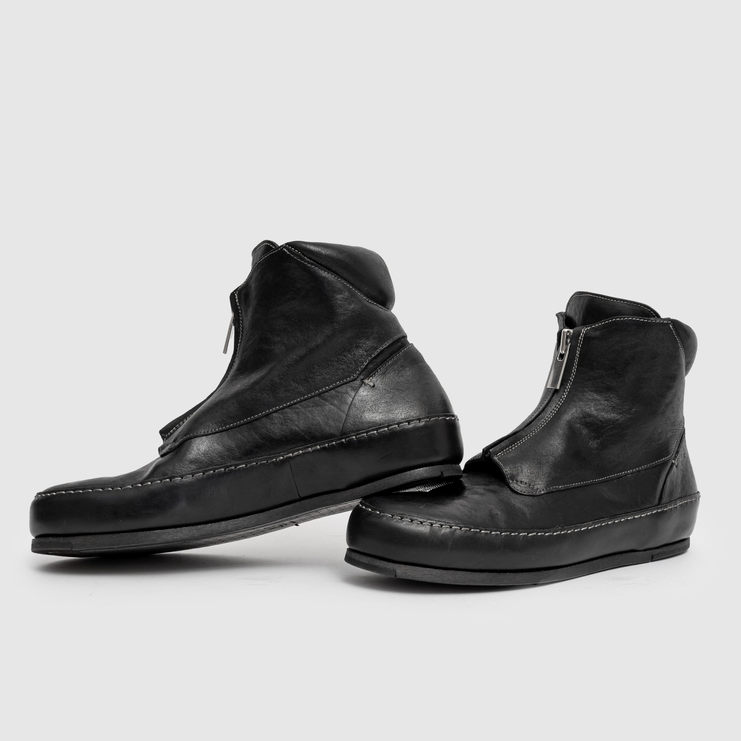 SFZ 06 M Black Leather Sneaker