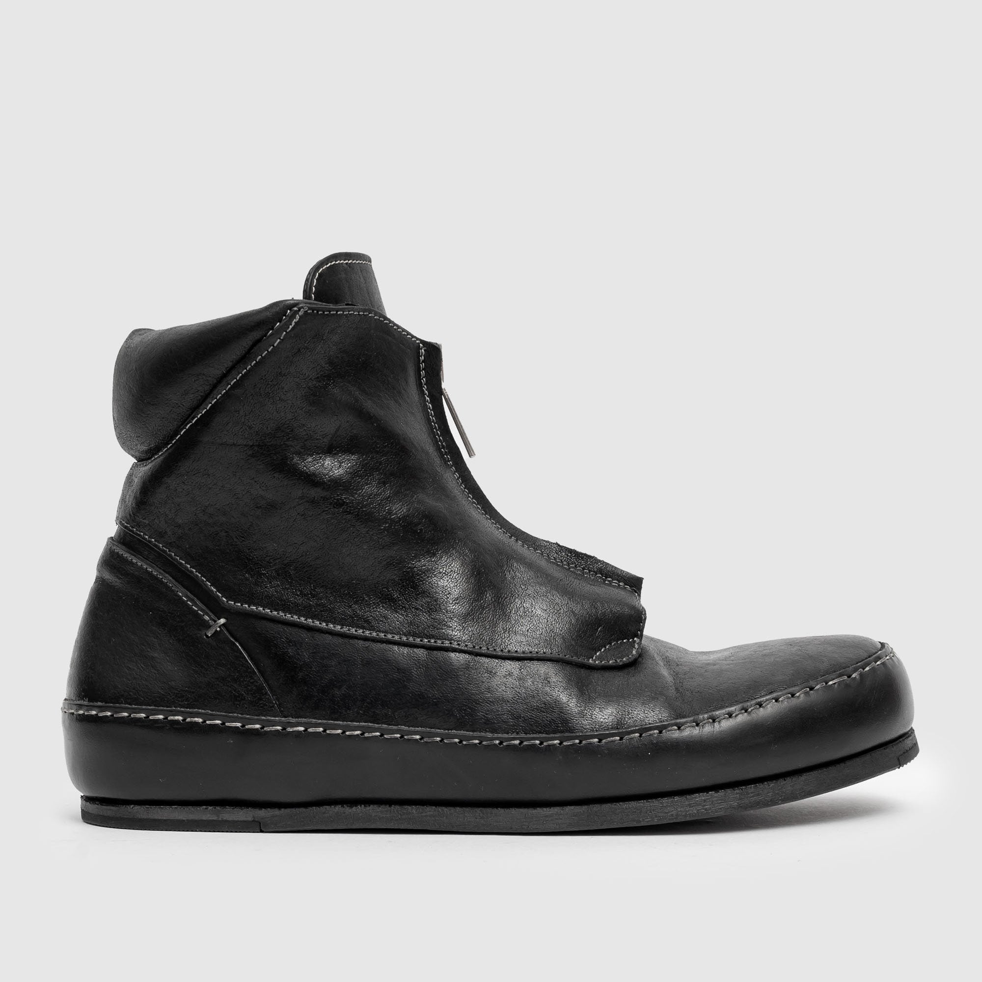 SFZ 06 M Black Leather Sneaker