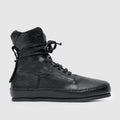 SHH 04 M Black Leather Sneaker