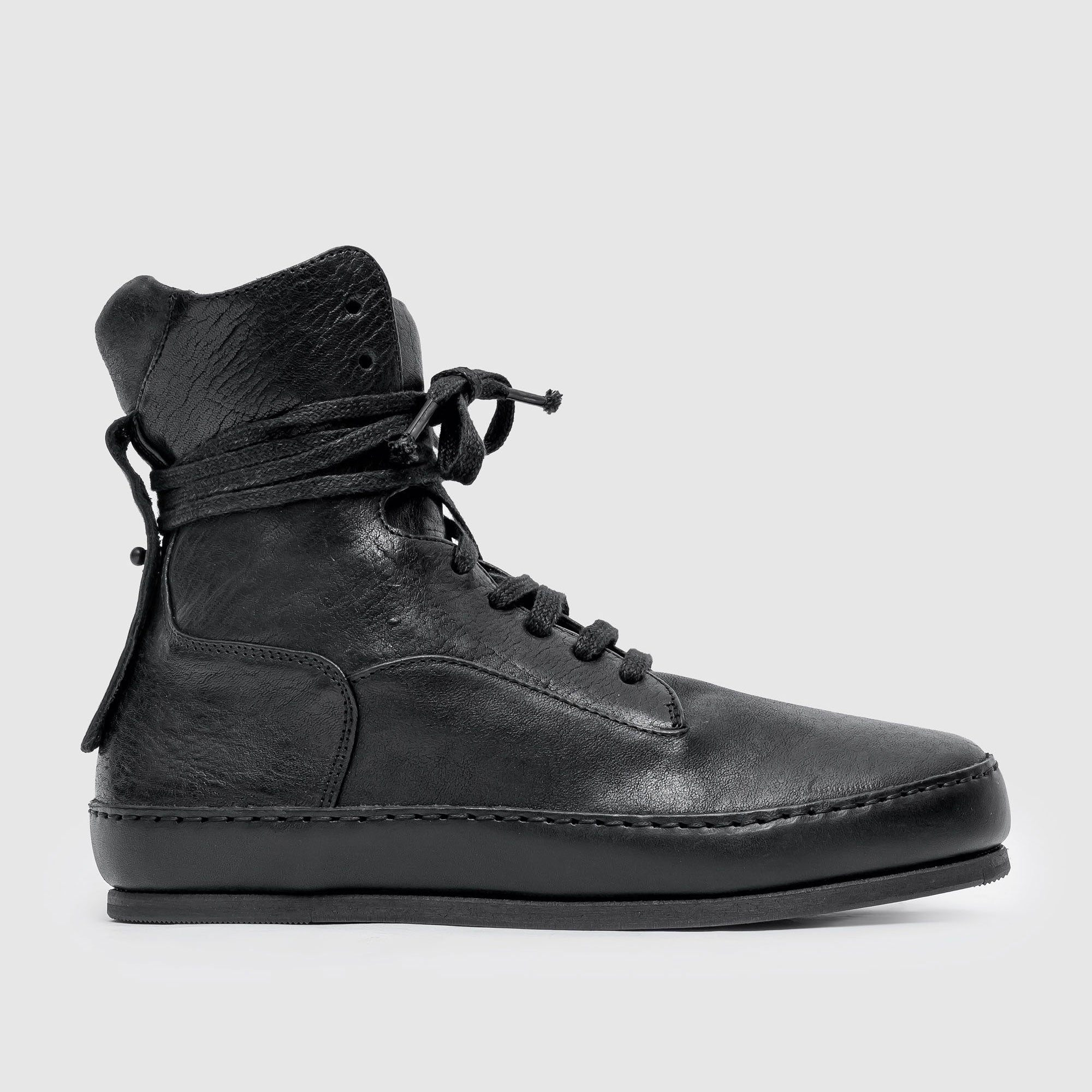 SHH 04 M Black Leather Sneaker