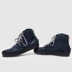 SHM 02 M Blue Leather Sneaker