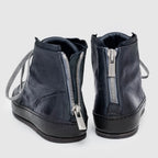 SHM 02 M Blue Leather Sneaker