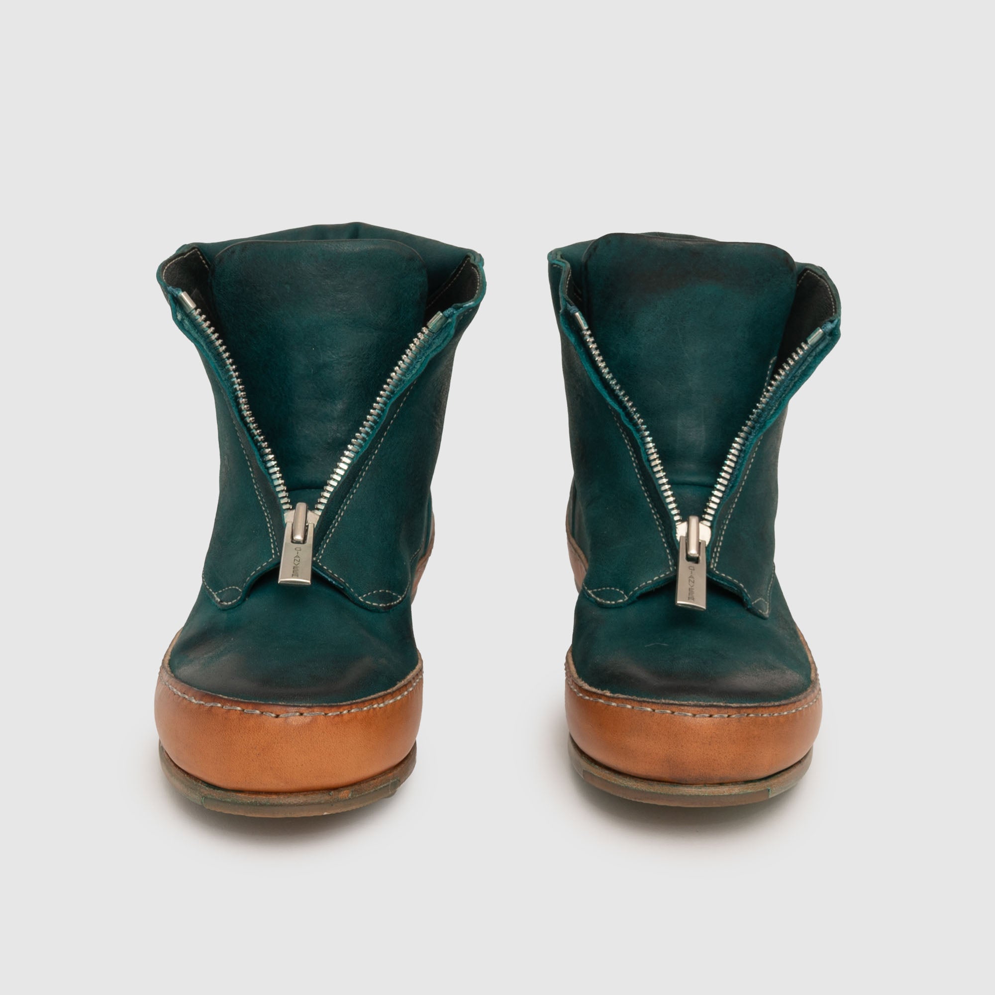 SFZ 06 W Turquoise Leather Sneaker