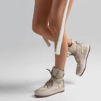 SHH 04 SH W Beige Leather Sneaker