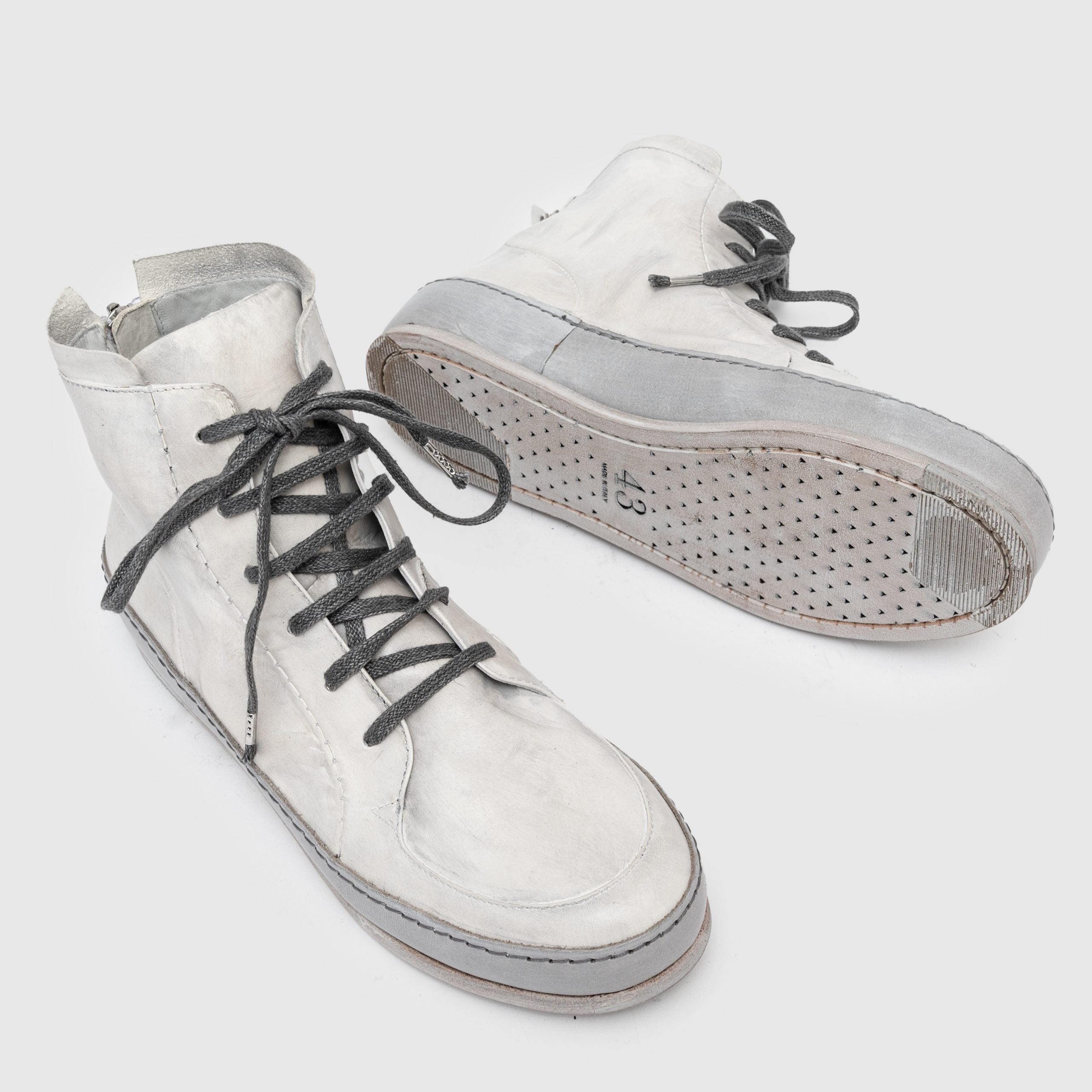 SHM 02 M White Leather Sneaker
