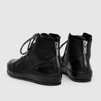 SHM 02 M Black Leather Sneaker