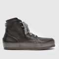 SHM 02 W Grey Leather Sneaker