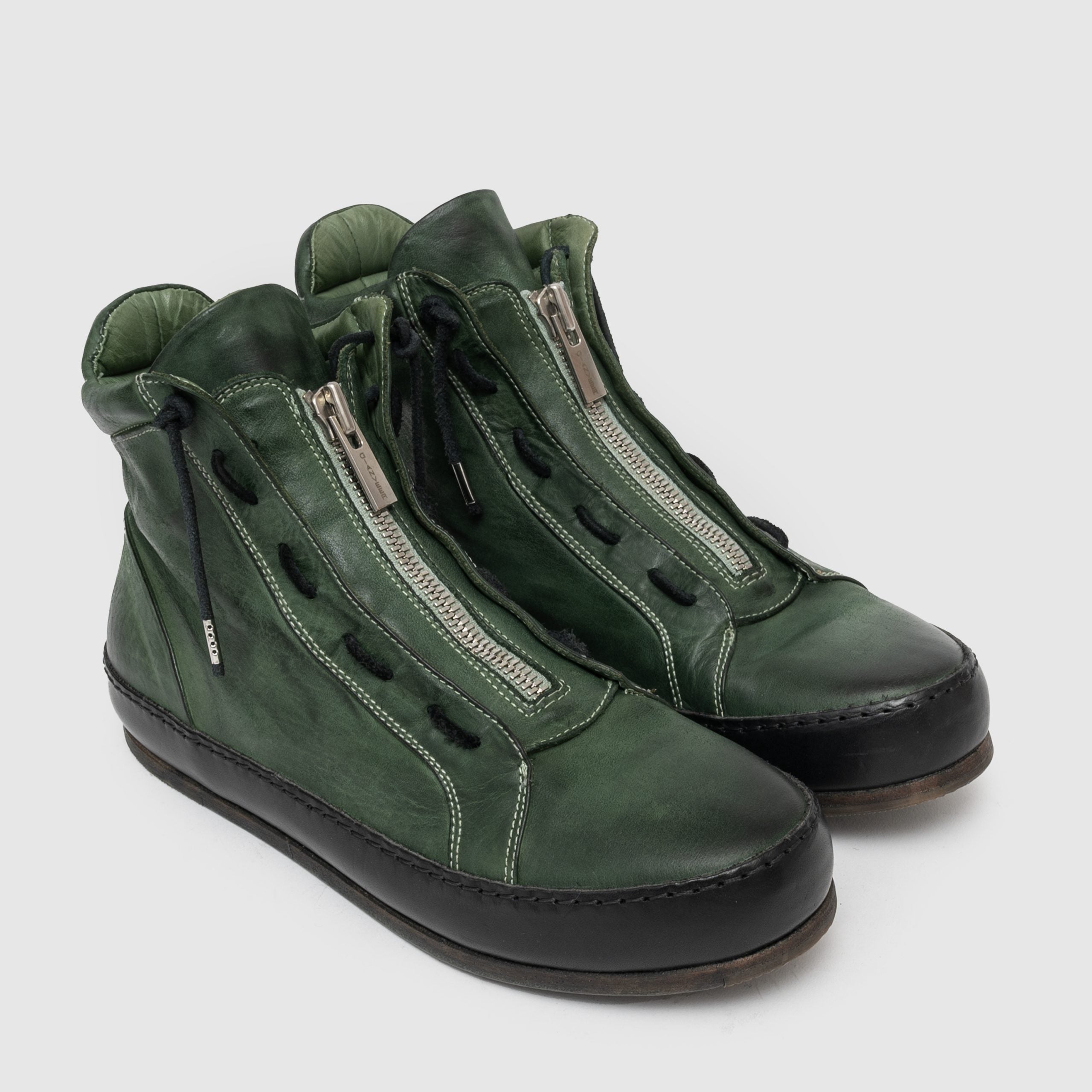 SHZ 03 M Green Suede Sneaker