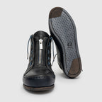 SHZ 03 M Charcoal Leather Sneaker