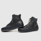 SHZ 03 M Charcoal Leather Sneaker