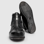 SHZ 03 M Black Leather Sneaker