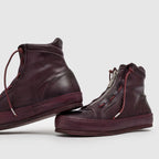 SHZ 03 W Burgundy Suede Sneaker