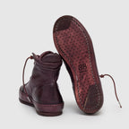 SHZ 03 W Burgundy Suede Sneaker