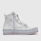 SHZ 03 W White Leather Sneaker
