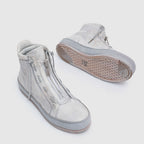 SHZ 03 W White Leather Sneaker