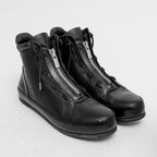SHZ 03 M Black Leather Sneaker